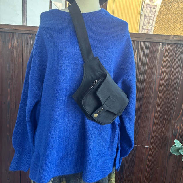 シンプル2wayウエストポーチ