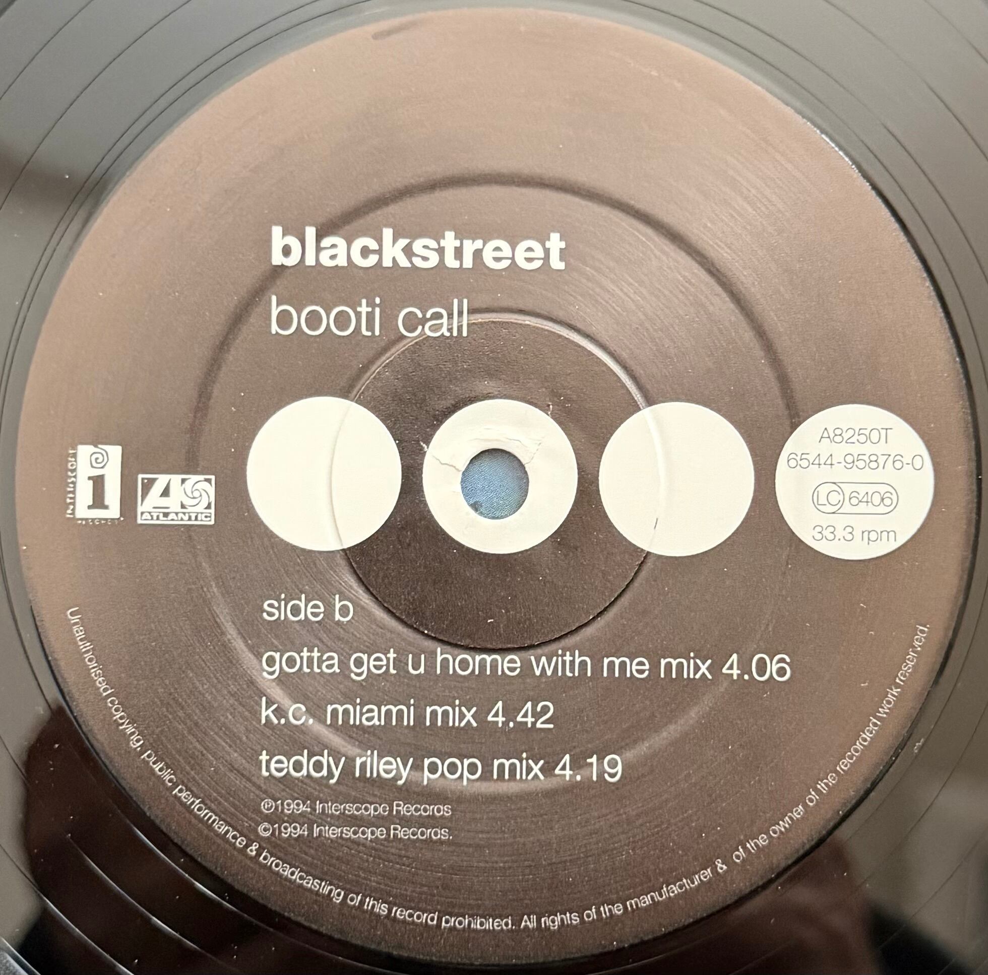 1994] Blackstreet – Booti Call [Atlantic / Interscope Records