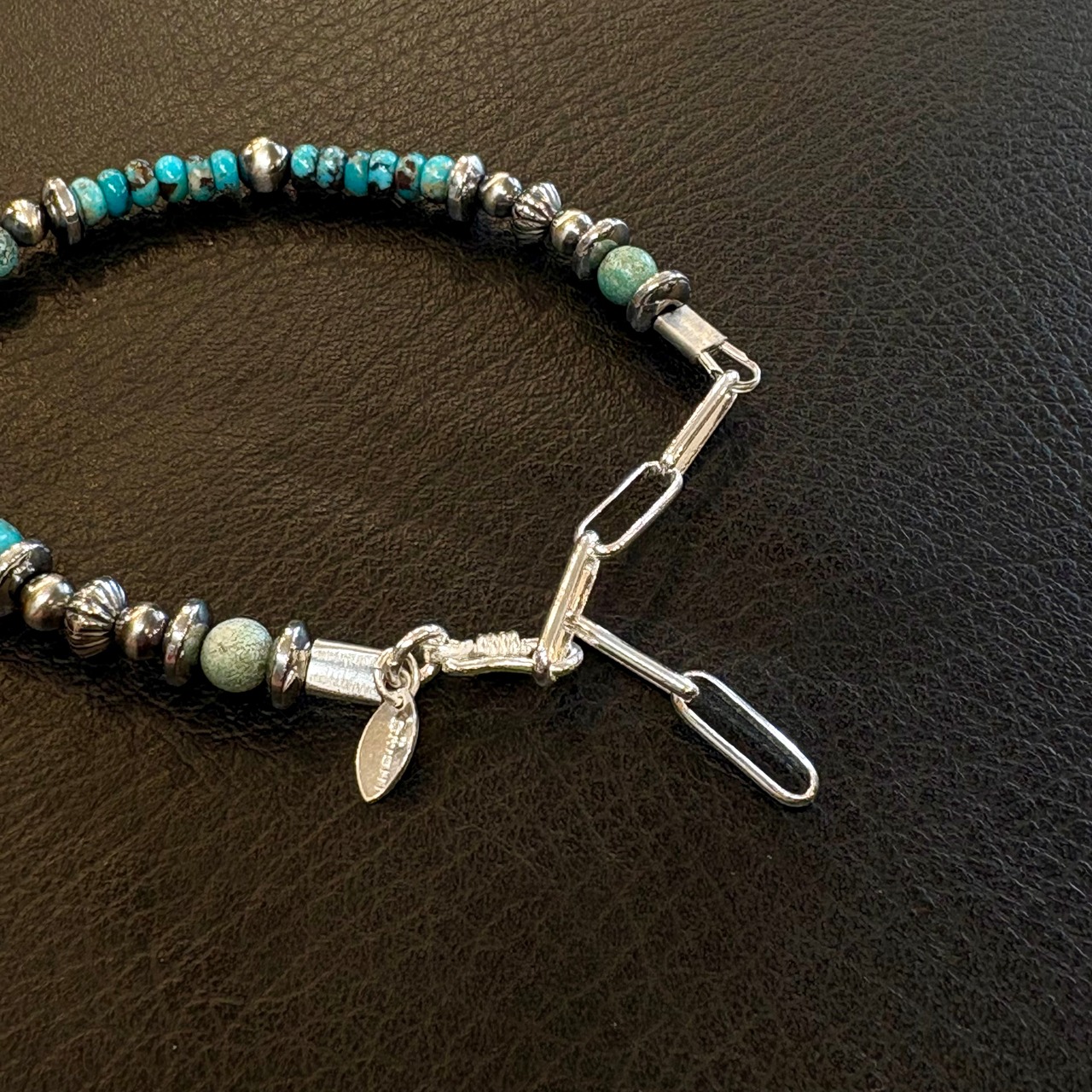 ブライト（Bright）ブレスレット（Wave All Turquoise) 15〜20cm - 2