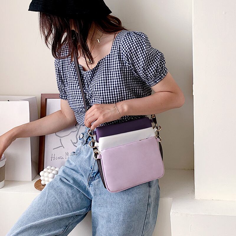 新しい小さなバッグ女性バッグ2020新しいトレンディなワイルドクロスボディ小さな正方形のバッグ夏のファッションシンプルなショルダーバッグ Tiancai_Wing_Bag9253670