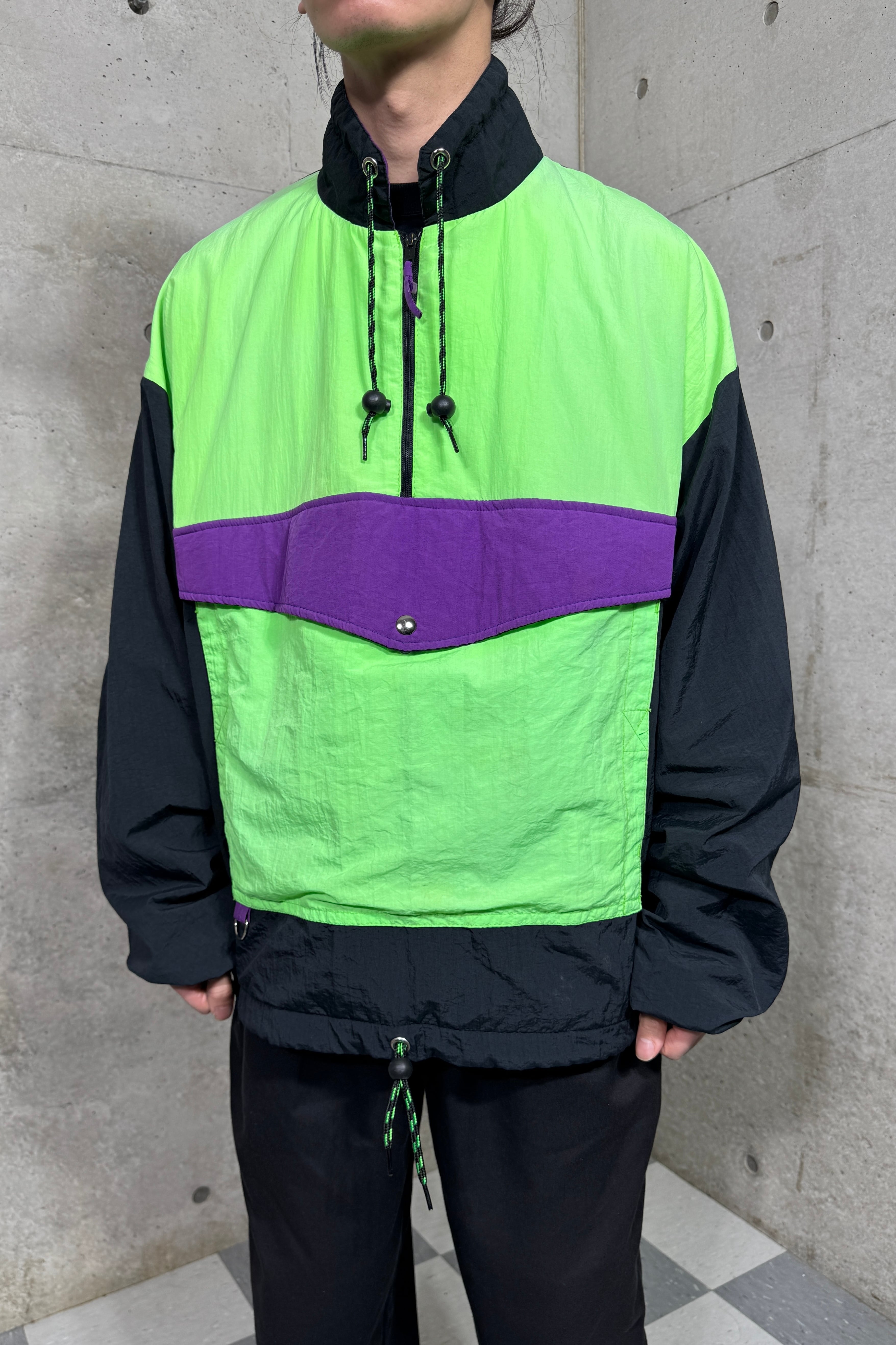 vintage nylon pullover blouson