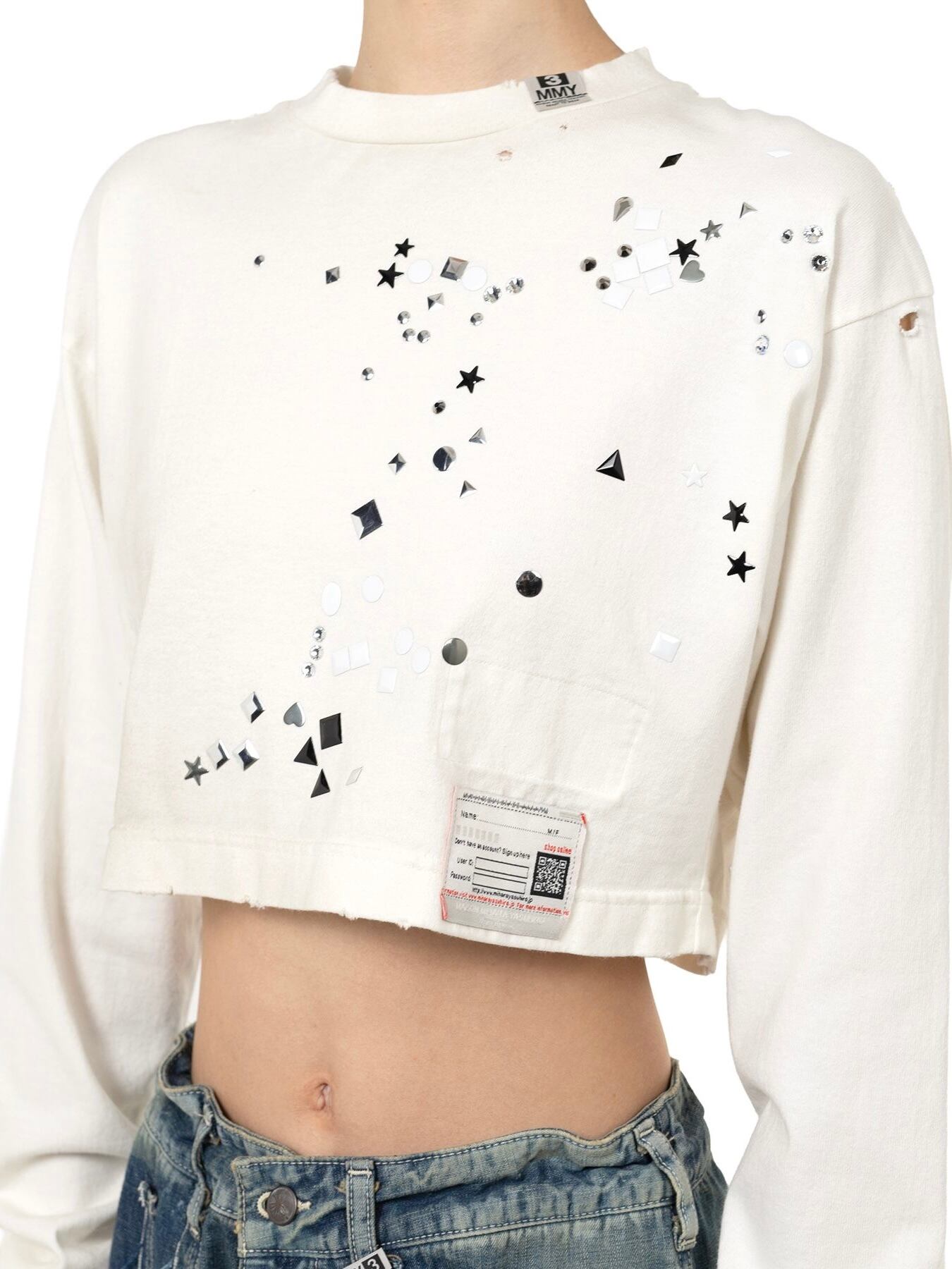 25AW】Maison MIHARA YASUHIRO ミハラヤスヒロ / FEmbellished Cropped