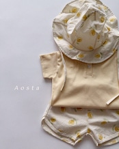 【取寄/韓国直送】Aosta 26/SM ハートボタンTシャツ|夏服|韓国子供服