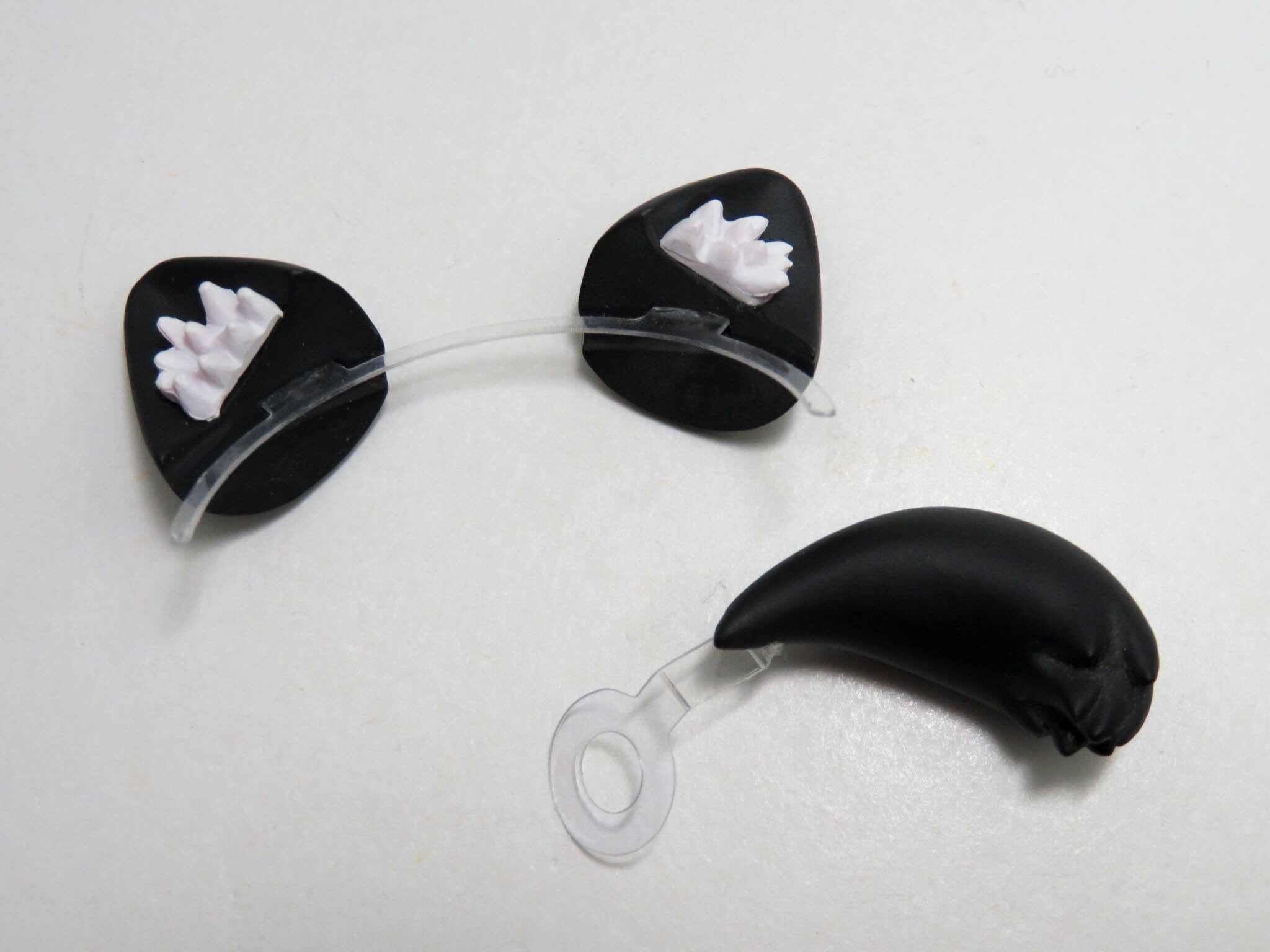 再入荷(A-ランク)【1217】 朱鷺原紗雪 小物パーツ イヌ耳と尻尾 ねんどろいど