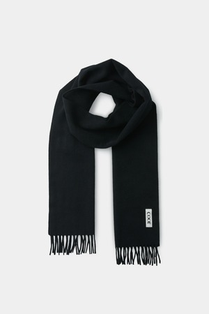 [COOR] Cashmere-Blend Solid Muffler (Black) 正規品 韓国ブランド 韓国通販 韓国代行 韓国ファッション クール クーア クアー COOR 日本 店舗