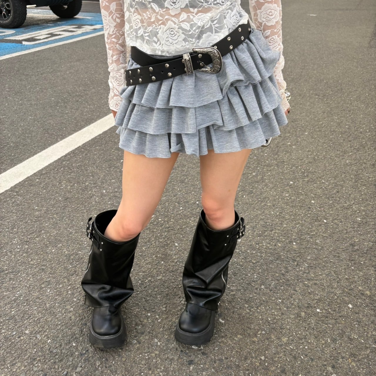 スタッズベルト studded belt _LN03476 | lanan(ラナン)