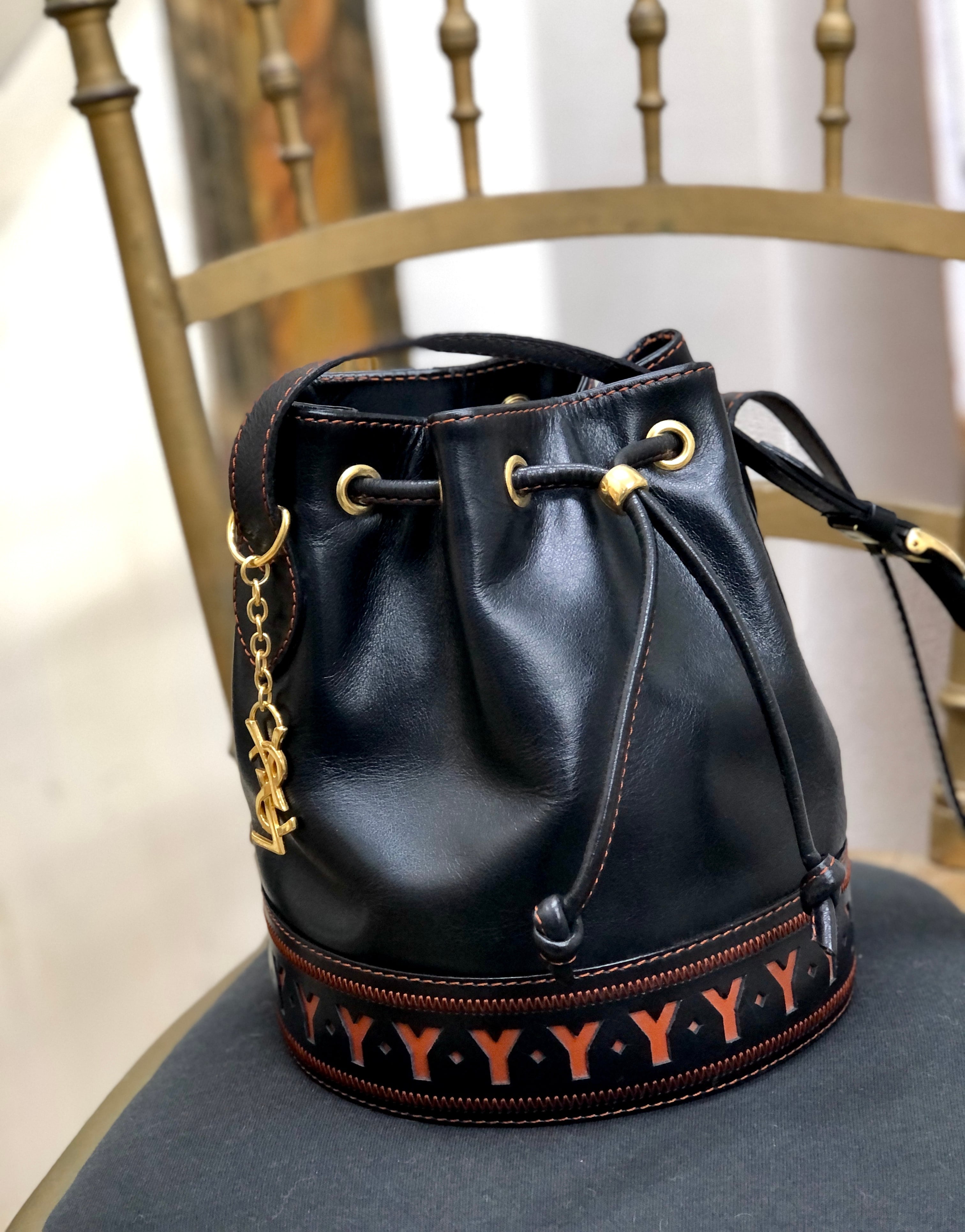 ysl サンローラン オールド vintgae ハンドバッグ ショルダーバッグ-