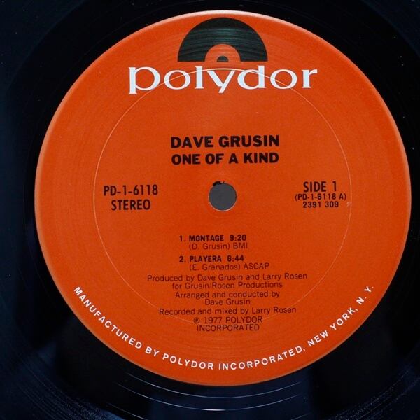 Dave Grusin / One Of A Kind [PD-1-6118] - 画像3