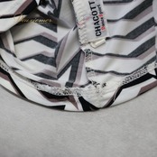 社交ダンス 衣装 トップス ブラウス ホワイト系 チャコット Chacott 日本製 白 黒 紫 柄 伸縮 ストレッチ 練習 レッスン かわいい パーティー ダンス衣装 イベント ステージ 柔らかい生地 ブラック系 パープル系