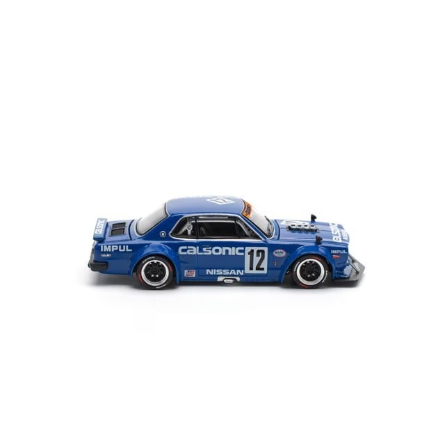 POP RACE 1/64 SKYLINE GTR V8 DRIFT (HAKOSUKA) CALSONIC 1/64