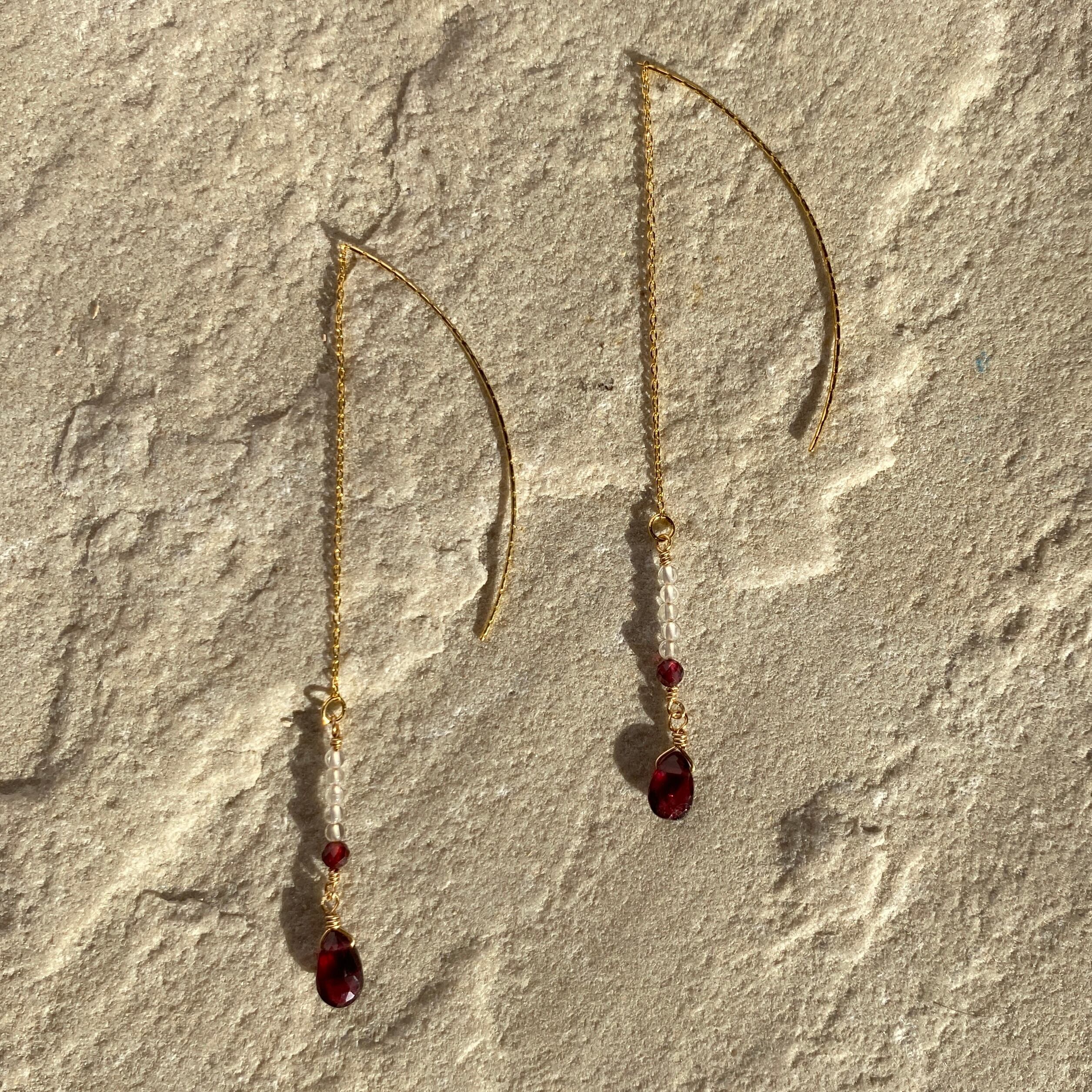 【Sample Sale】ガーネット×水晶