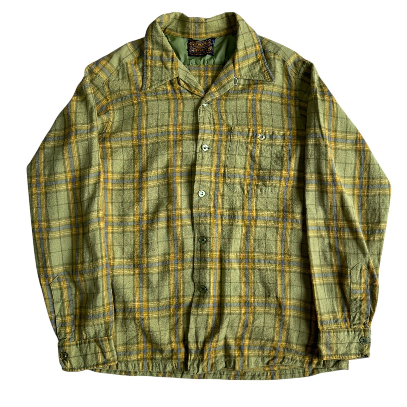 Pendleton 60sヴィンテージ オンブレチェックシャツ サイズL 好配色
