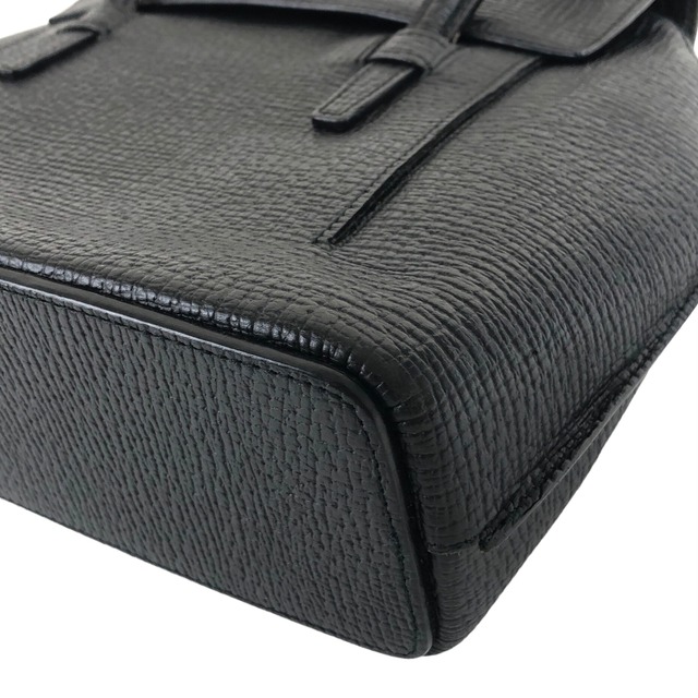 LOEWE ロエベ ショルダーバッグ ブラック ロゴ レザー 2way ハンドバッグ vintage ヴィンテージ オールド 587j3t