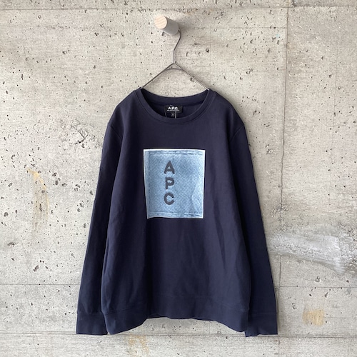 A.P.C logo sweatshirts