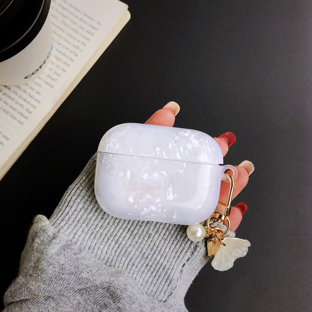 AirPods Pro 本体とシェル型ケース HanaRo AirPods Pro 第2世代 ケース シェル風 AirPods Pro ケース プロ