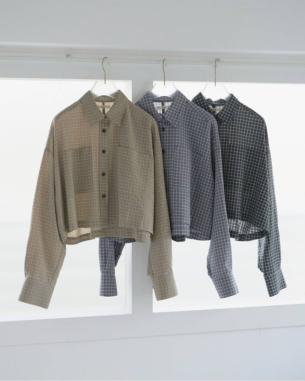 anuke 】Check Short Shirts | valance 福井｜レディース セレクト
