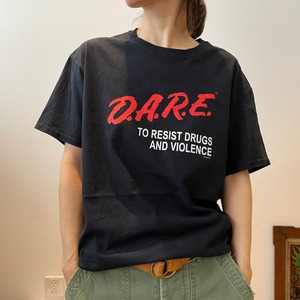 【T3】D.A.R.E ヴィンテージ USA dare バンドT ロックT