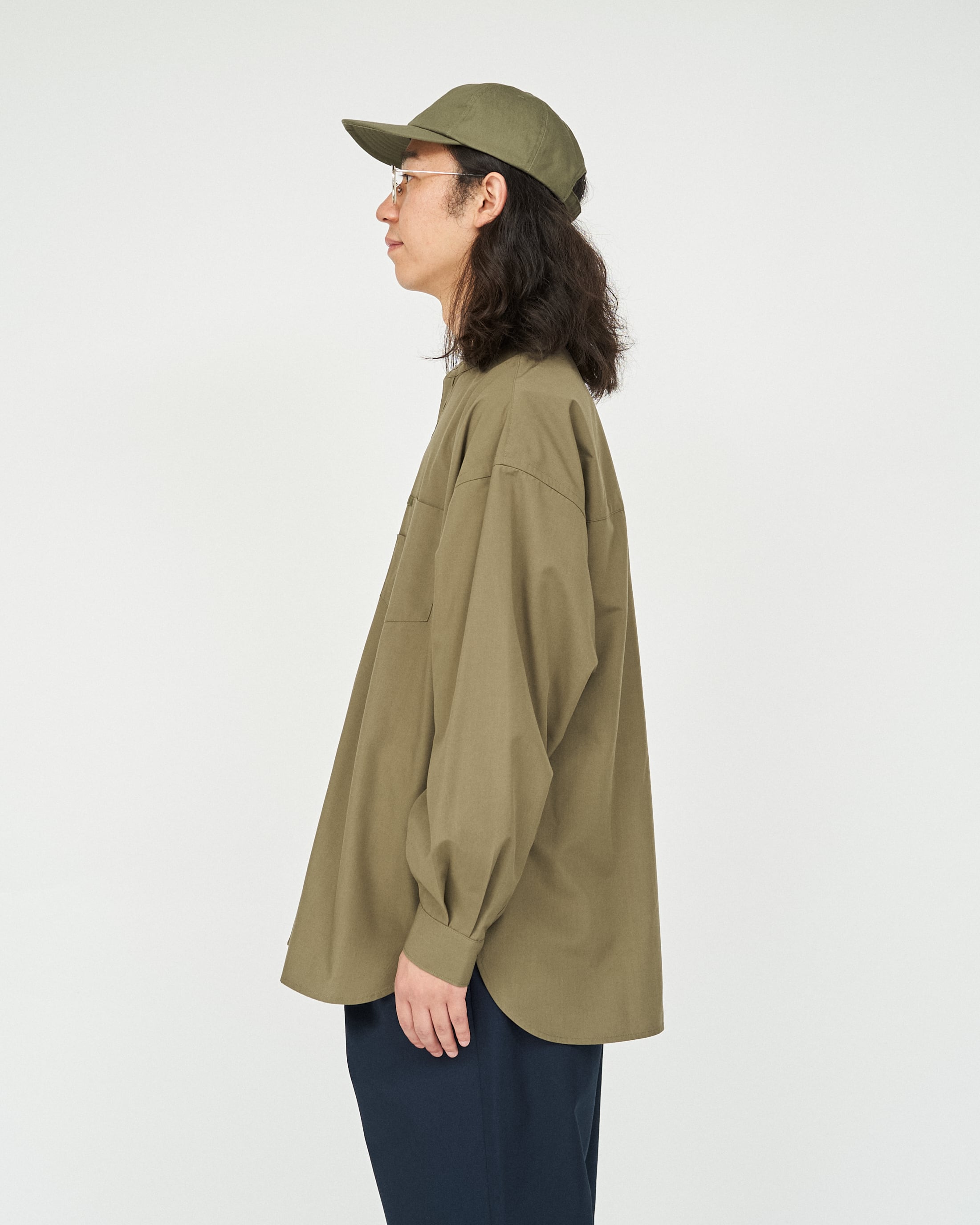 FreshService｜SERVICE WORK BAND COLLAR SHIRT | 眠家オンラインストア