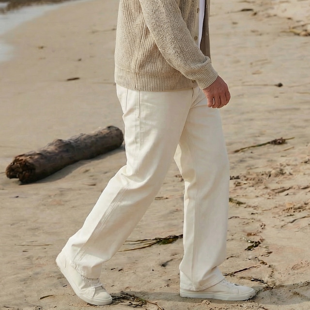 アメリカン ナチュラルストレートパンツ 3色　S2166