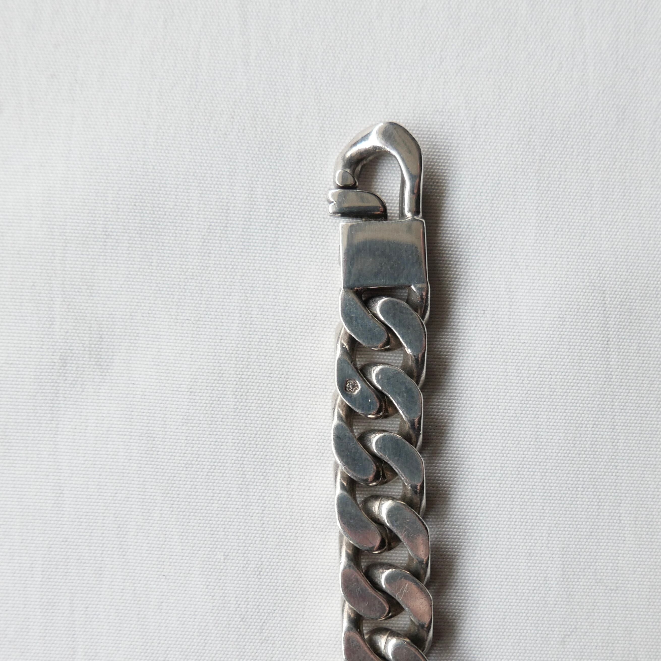 アクセサリー special french 60s silver800 ID bracelet 60s FRENCH VINTAGE SILVER800 ID BRACELET | safarionline