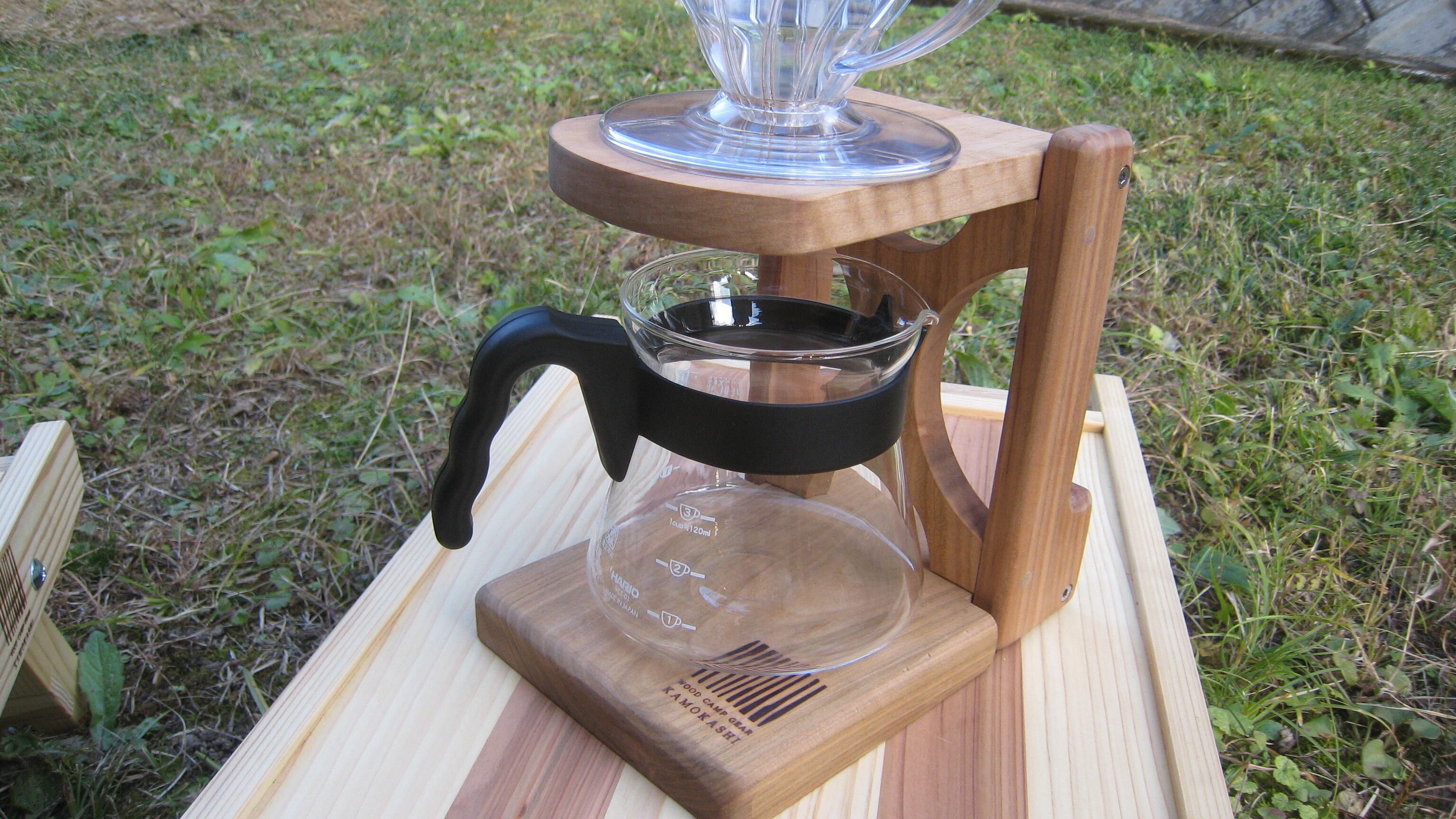 ドリッパースタンド　折りたたみ式 折りたたみ式ドリッパースタンド コーヒー好きな職人が考えた