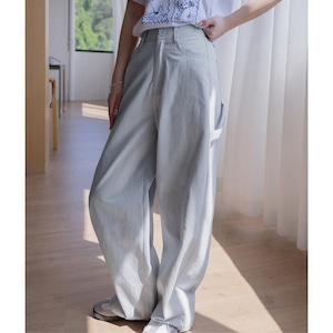 high waist wide straight pants