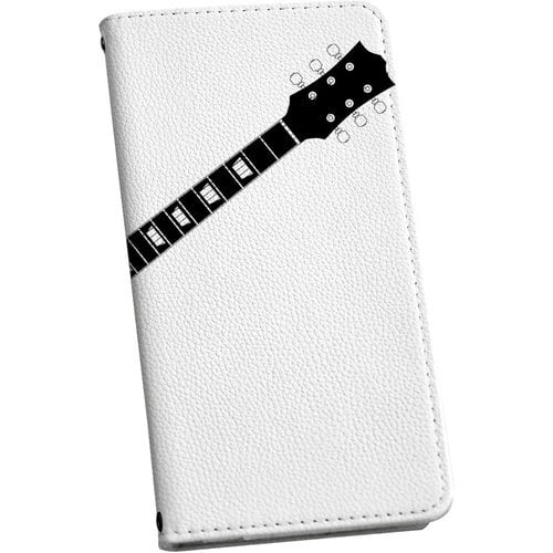 Galaxy Feel SC-04J 専用ケース 手帳型 カバー 手帳 igcase レザー 手帳タイプ 革 スマホケース スマホカバー 010278 ギター 音楽 黒 50