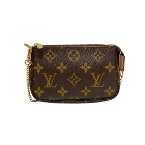 LOUIS VUITTON ルイ・ヴィトン モノグラム ミニポシェットアクセソワール ブラウン 9506-202301