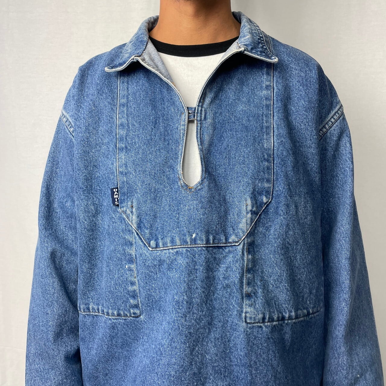 DAM'IS デニム フレンチフィッシャーマンスモック ユーロワーク