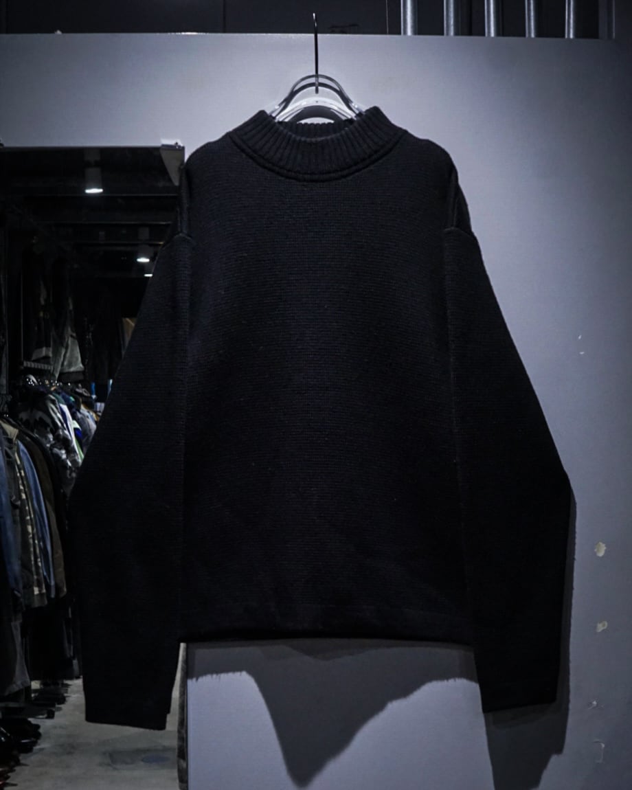 add (C) vintage】 “BIKKEMBERGS” Pocket Gimmick Knit Pullover