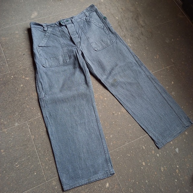 スイス製 デニムワークパンツ used [106075]