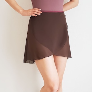 【limited】NORMAL wrap skirt【ダークチョコ×クランベリー】