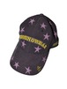 NETSU – Gray Yellow Logo Cap with Pink Star Paint