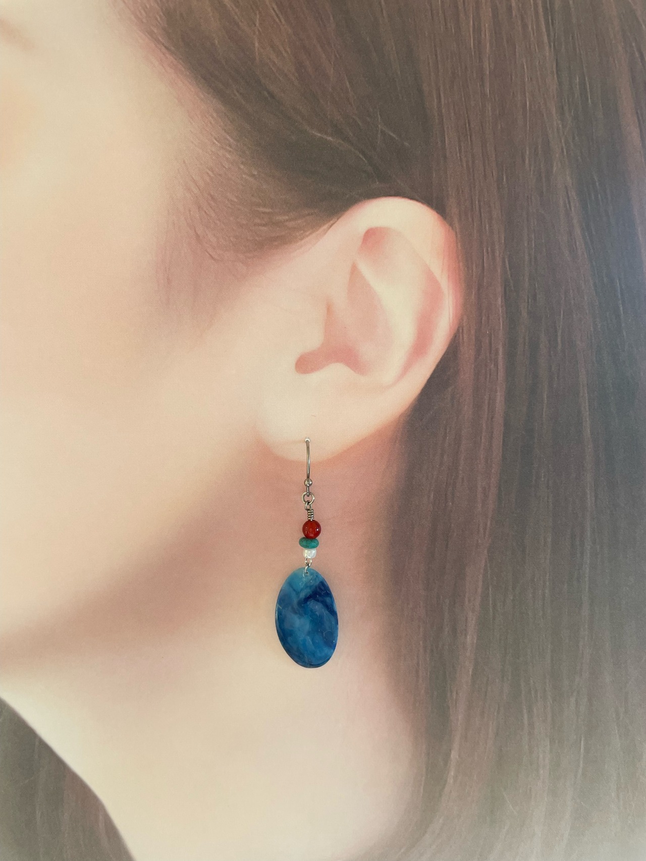 海洋プラスチック・ピアス　P-54