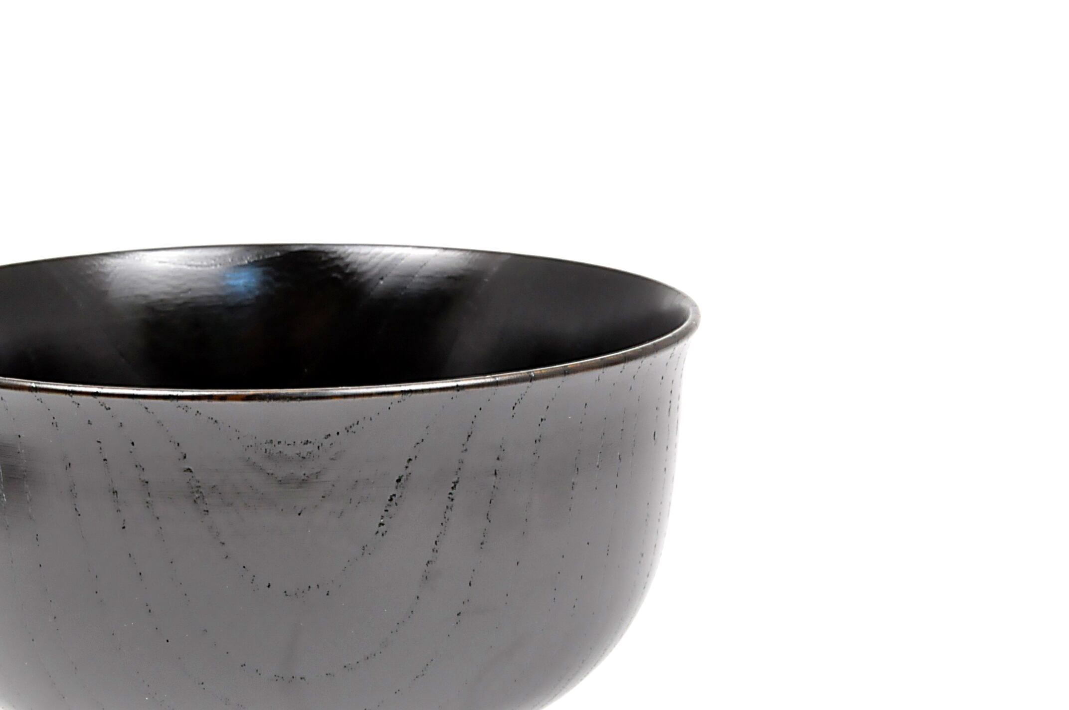 欅　踊り夷大黒　15ｃｍ #016 □DD-2491 欅3.8千鳥椀 黒摺 | 山中 漆器 嘉匠菴 @kasyoan カラフルな