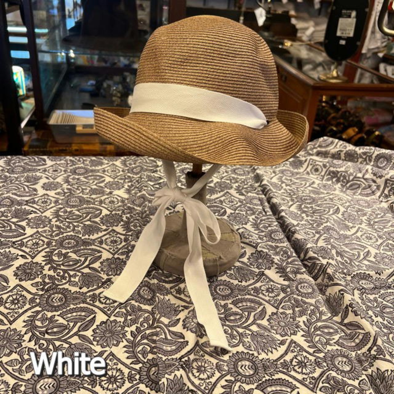 TOPANGA accessory  UV cut 99%  Paper Hat  2Type　ハット　リボン　帽子　かわいい