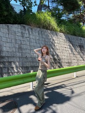 LAYERED SKIRT PANTS HK-038