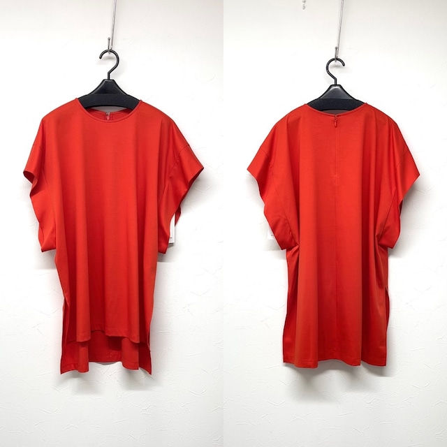 【PASSIONE/パシオーネ】スクエアスリーブロングTシャツ(オレンジ)