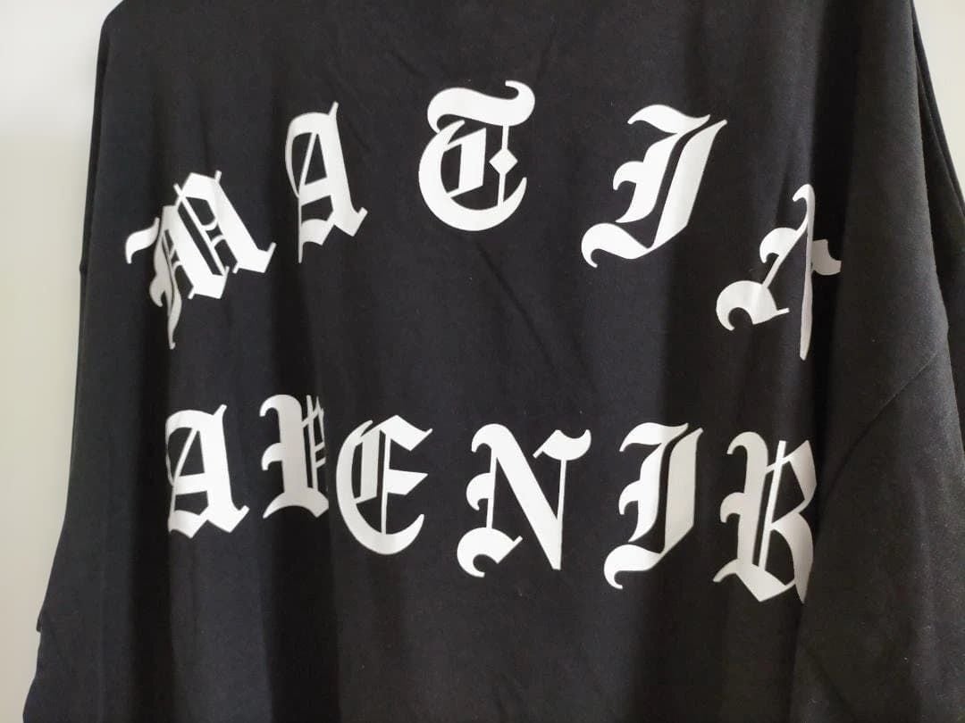 送料無料】MATIN AVENIR（新品未使用） ブラックロンT 長袖 バックロゴ