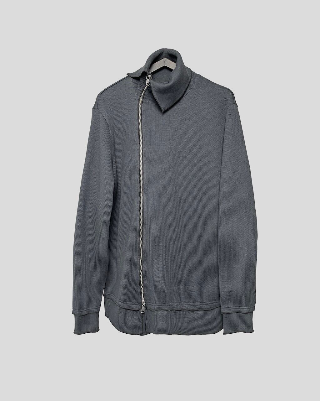 ASKYY / HIGHNECK ZIP UP KNIT / DGRY | ASKYY TOKYO FLAGSHIP