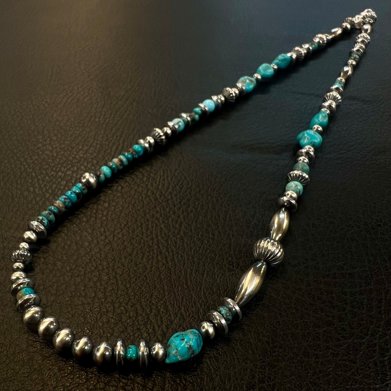 ブライト（Bright）ネックレス（Wave Hematite）オールターコイズ 50cm - 1