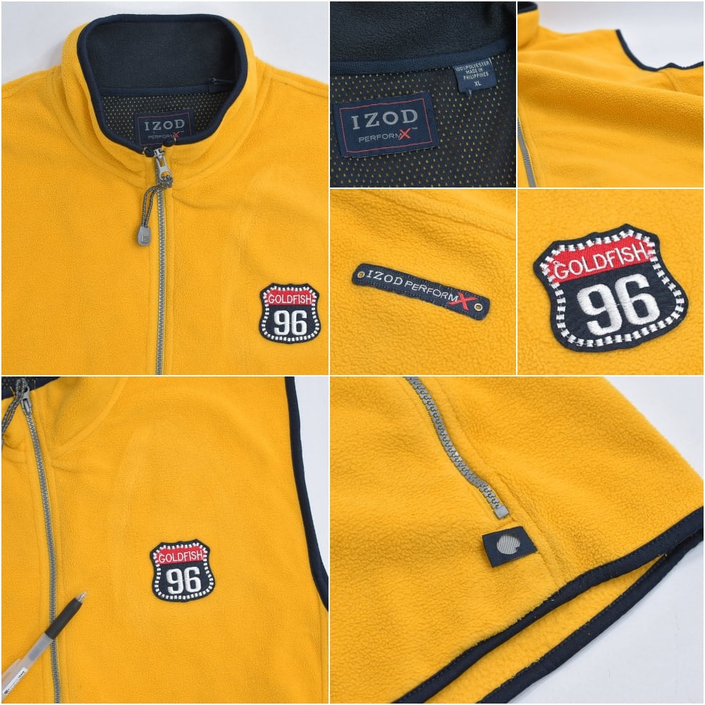 00s~ IZOD PERFORM X アイゾッド ジップアップ フリースベスト 00s~ IZOD PERFORM X アイゾッド ジップアップ フリースベスト