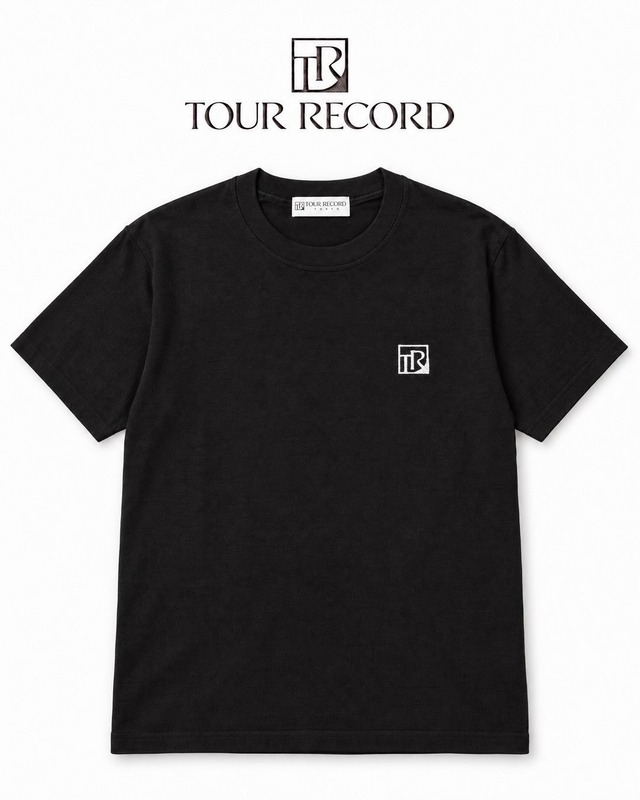 TOUR RECORD Tシャツ 胸元ロゴ Lサイズ