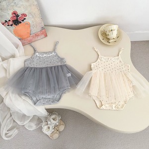 【BABY】可愛いメッシュロンパース