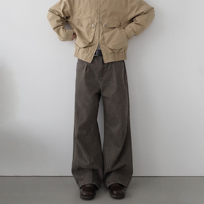 INKNOTSユニセックスヴィンテージデニムパンツ