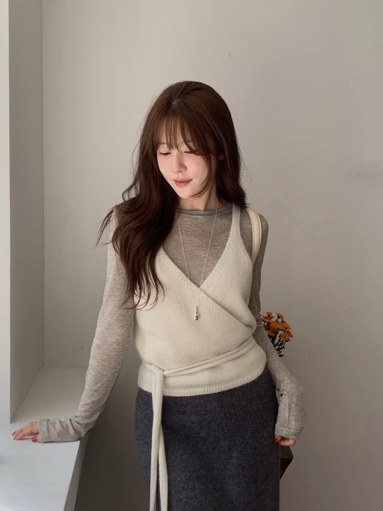 (予約) miel / Delly wrap bustier 4color