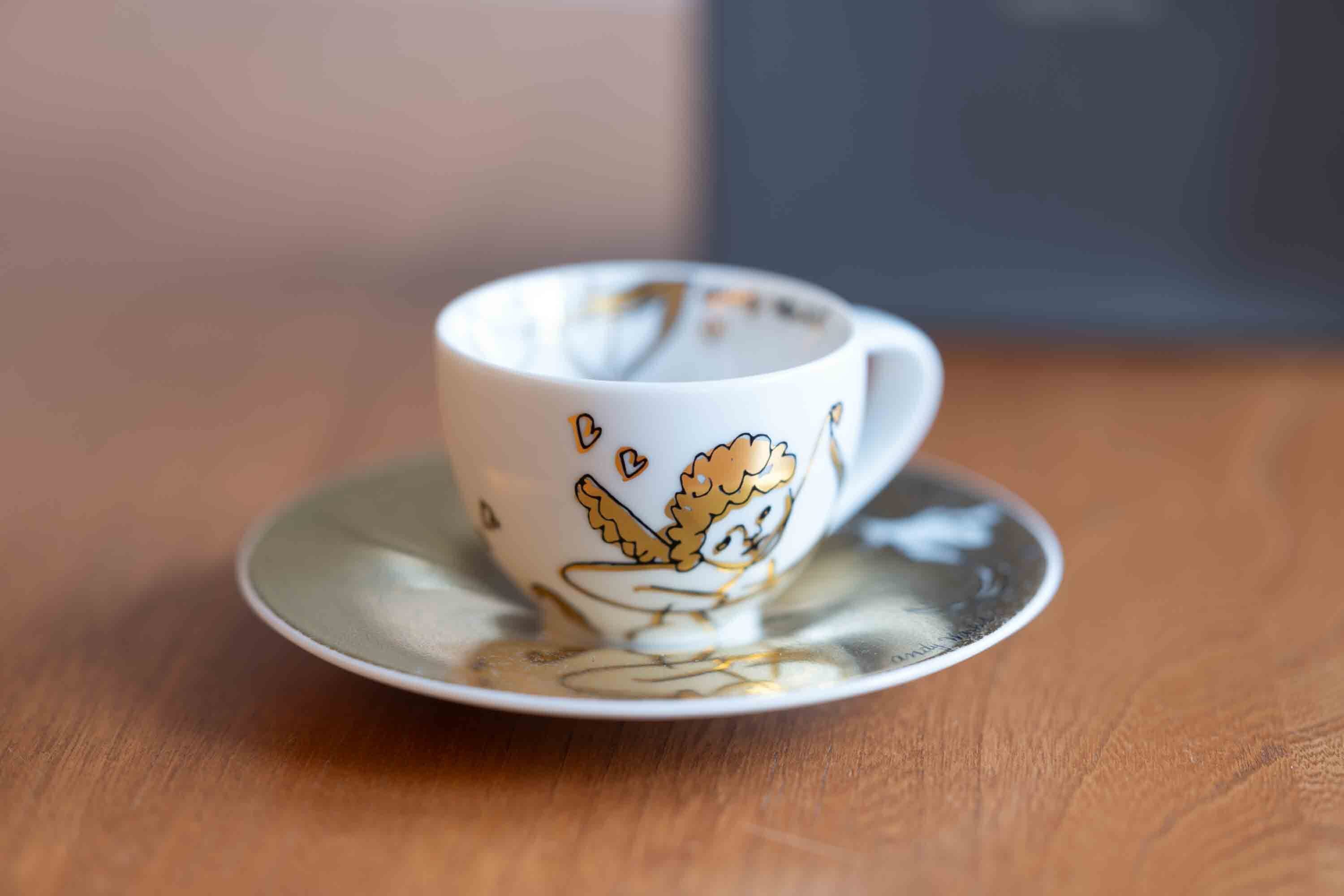 Rosendahl(ローゼンダール) デミタスカップ&ソーサー 弓矢を引く天使 ANDY WARHOL エンジェル