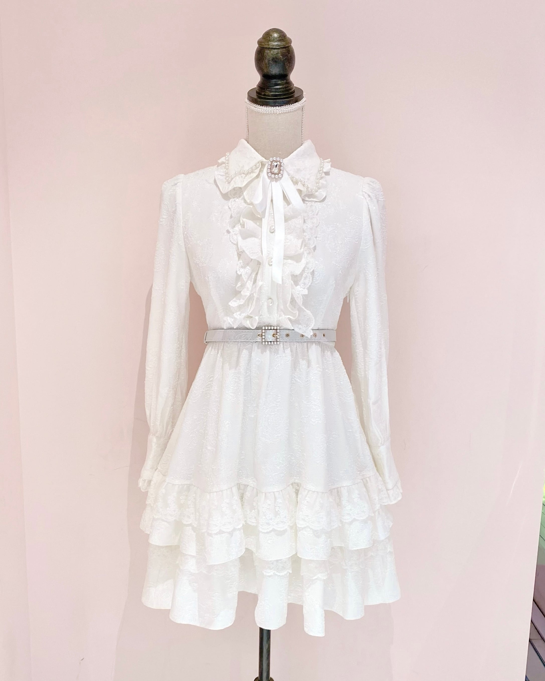 【ManonMimie】Romantic Frill Layered One-Piece | Manon Tokyo