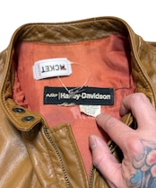 1970s HARLEY-DAVIDSON AMF シングルライダースジャケット ハーレーダビッドソン