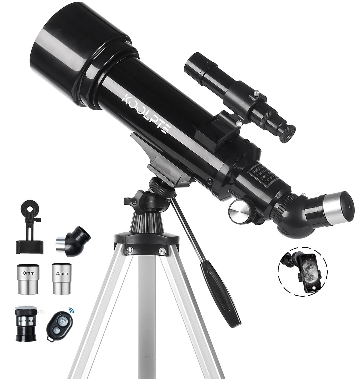 天体望遠鏡 口径70mm 焦点距離500mm 初心者＆家族向け 子供＆大人 天文 